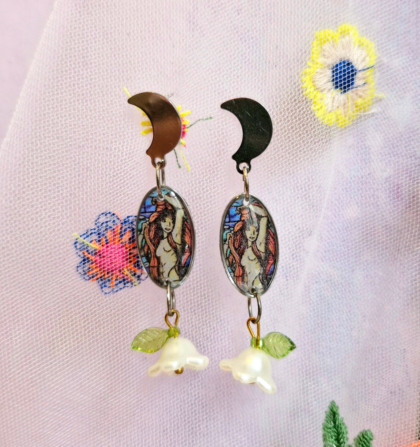 Japanese Stationary Paper Earrings
