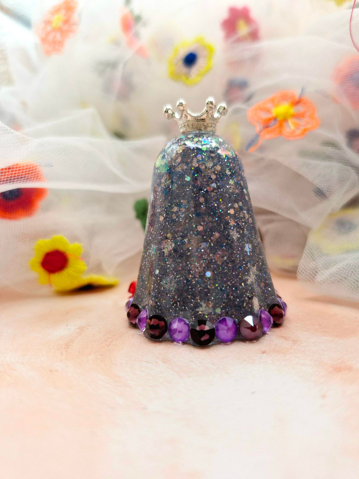 Halloween Silver Glitter Ghostie