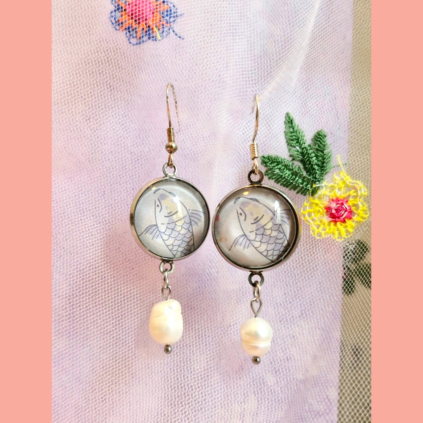Japanese Stationary Paper Earrings