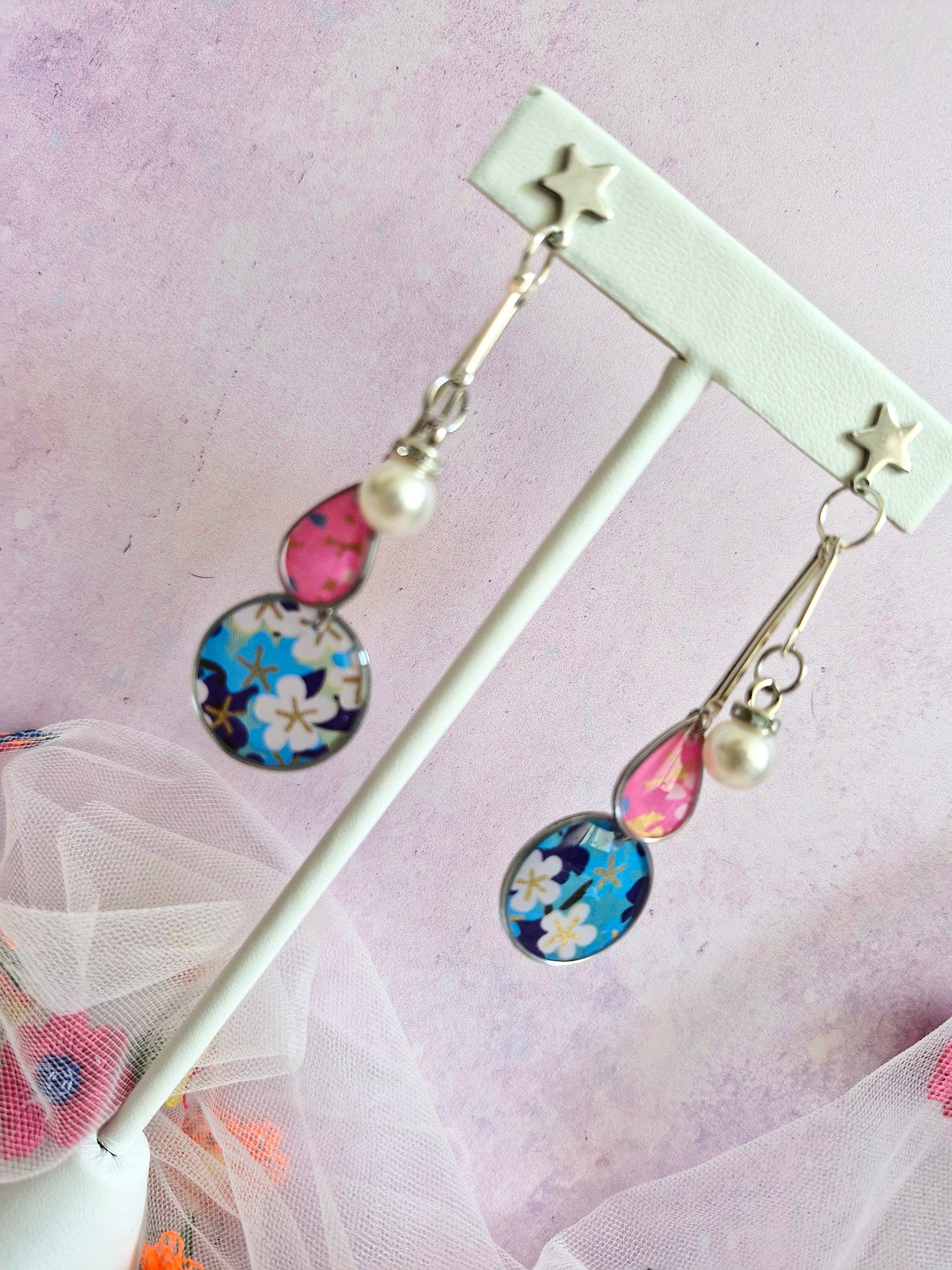 Japanese Stationary Paper Earrings