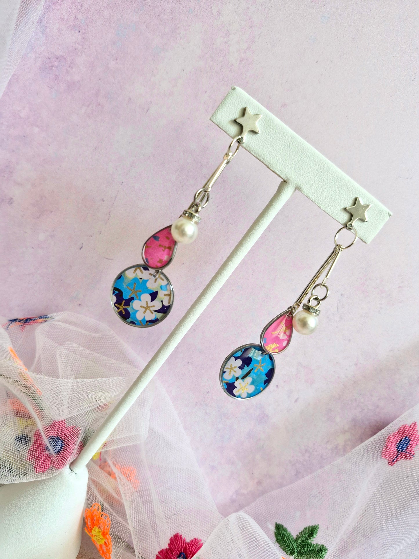 Japanese Stationary Paper Earrings