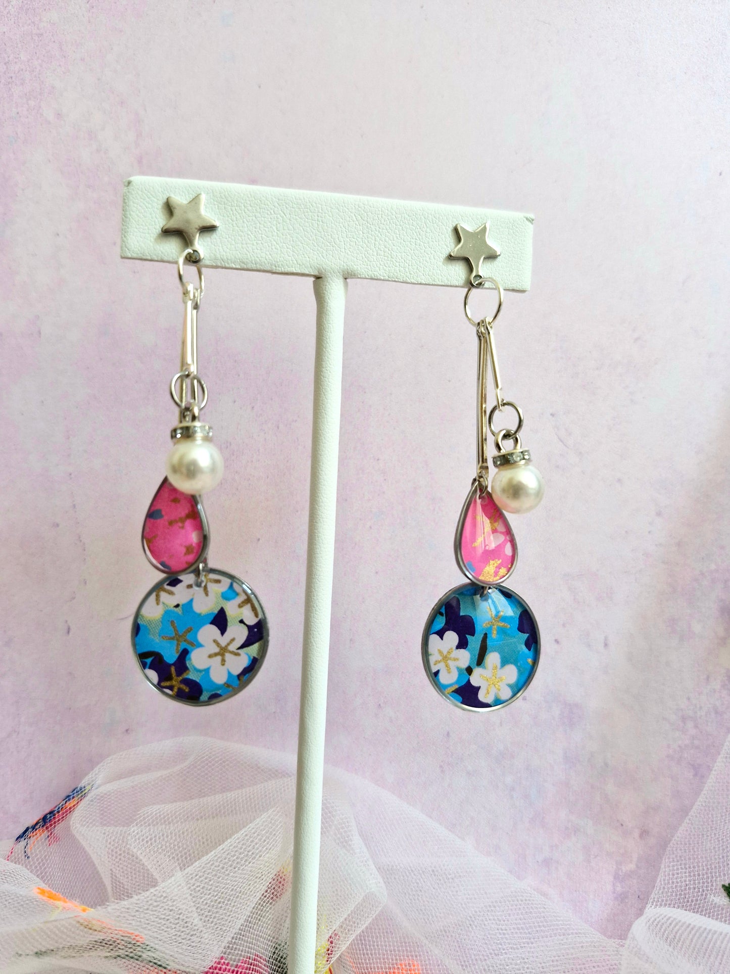Japanese Stationary Paper Earrings